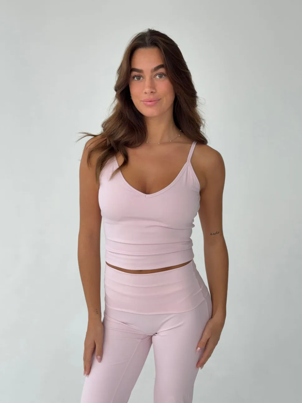 Lively v-neck tank top - Candyfloss