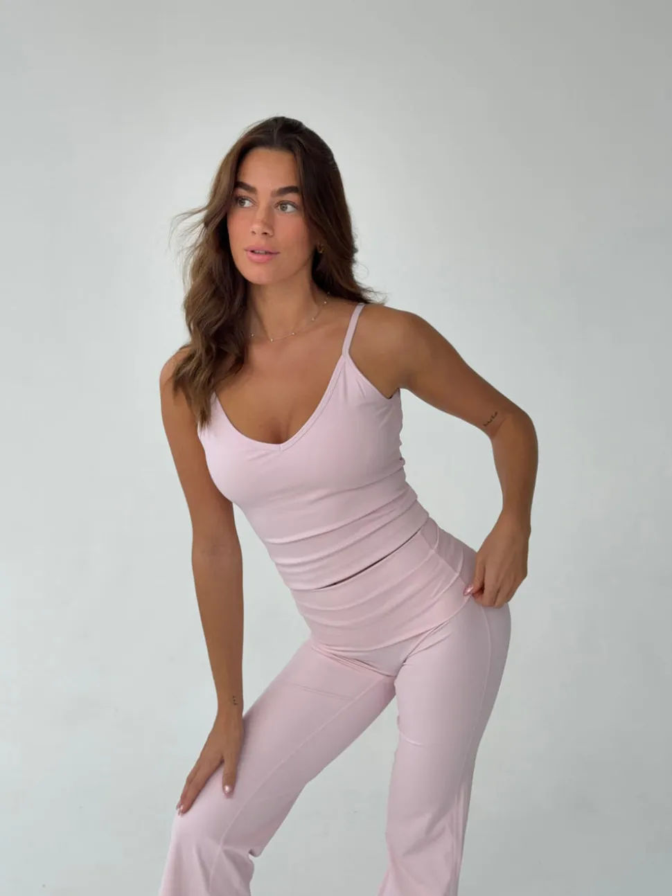 Lively v-neck tank top - Candyfloss