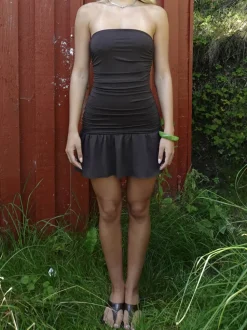 Lollie minikjole - Brun
