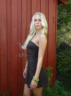 Lollie minikjole - Brun