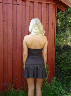 Lollie minikjole - Brun