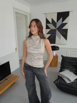 Louise top - Taupe