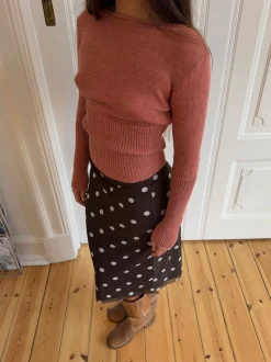 Lova figursyet striktrøje - Rosa