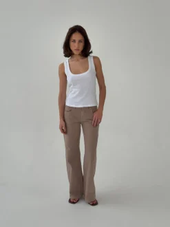 Lovia jeans - Taupe