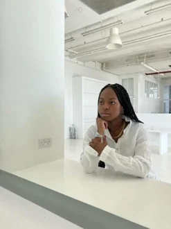 Lovisa hørskjorte - Hvid