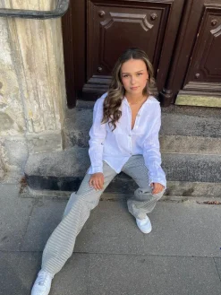 Lovisa hørskjorte - Hvid