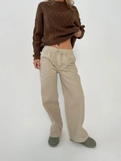 Lucille bukser med snørelukning - Beige