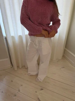 Lucille bukser med snørelukning - Hvid