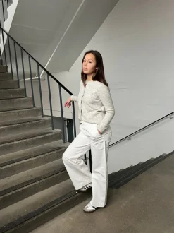 Lucille bukser med snørelukning - Hvid
