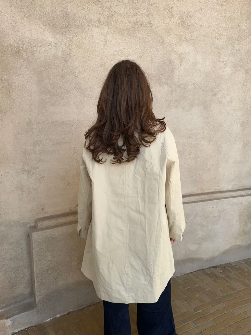 Lunaria frakke - Lys beige