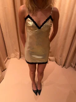 Lunnie kjole - Guld