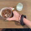 Lykke chunky armbånd - Brun