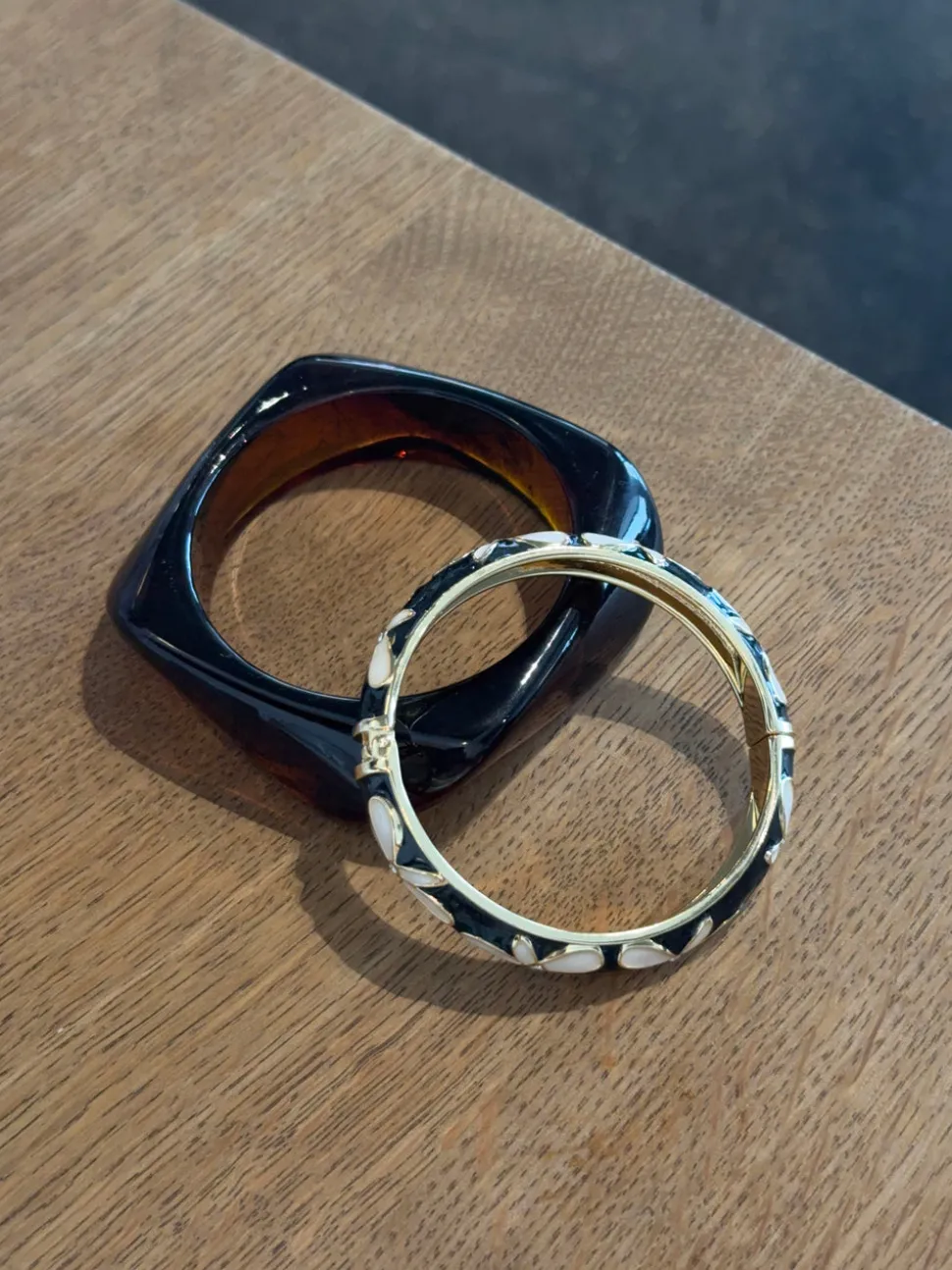 Lykke chunky armbånd - Brun
