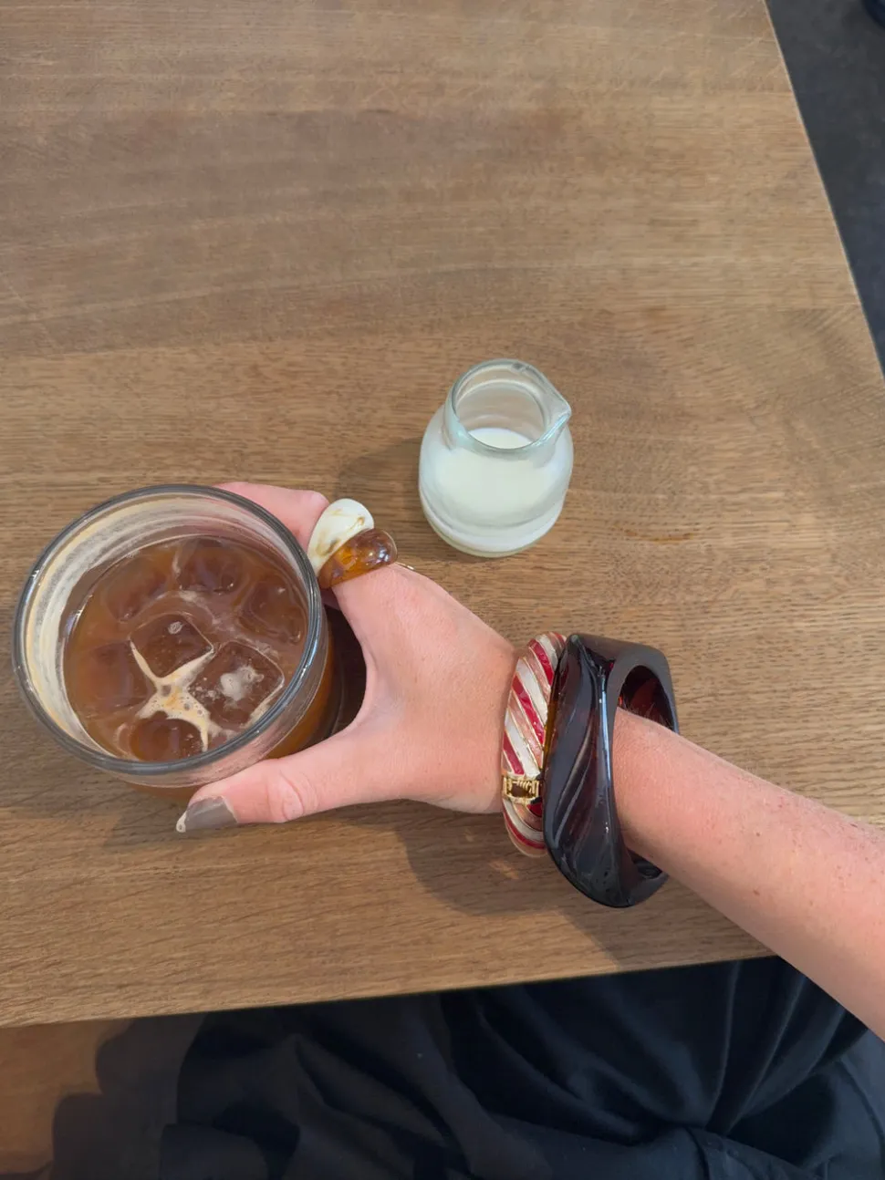 Lykke chunky armbånd - Brun