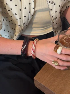 Lykke chunky armbånd - Brun