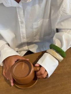 Lykke chunky armbånd - Grøn