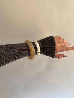Lykke chunky armbånd - Honningfarvet