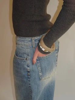 Lykke chunky armbånd - Honningfarvet