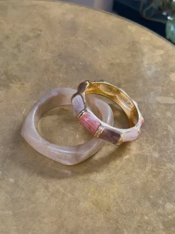 Lykke chunky armbånd - Honningfarvet