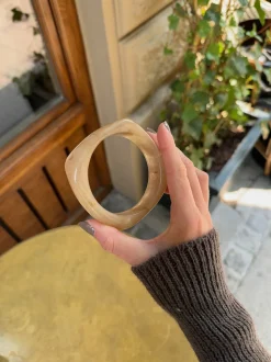 Lykke chunky armbånd - Honningfarvet