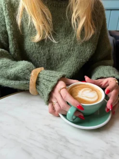 Lykke chunky armbånd - Lys karamel