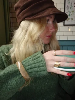 Lykke chunky armbånd - Lys karamel