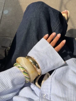 Lykke chunky armbånd - Off white