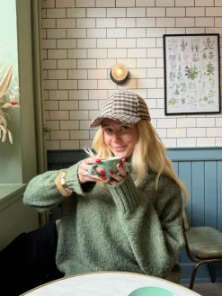 Madeline kasket med tern - Multifarvet
