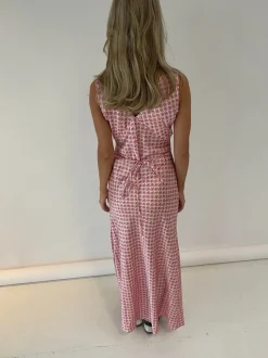 Marielle kjole med muslingeprint