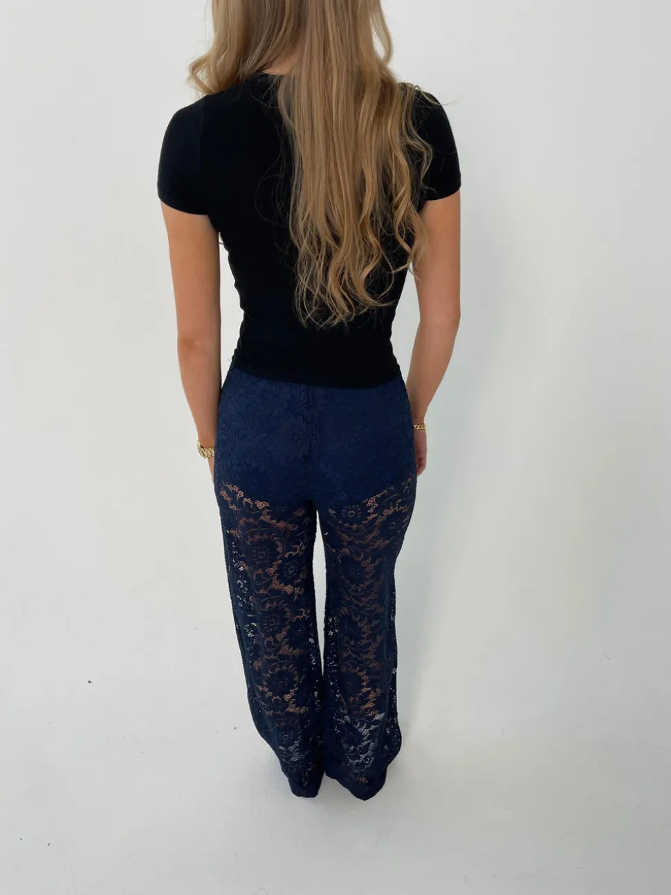Marla blonde bukser - Navy