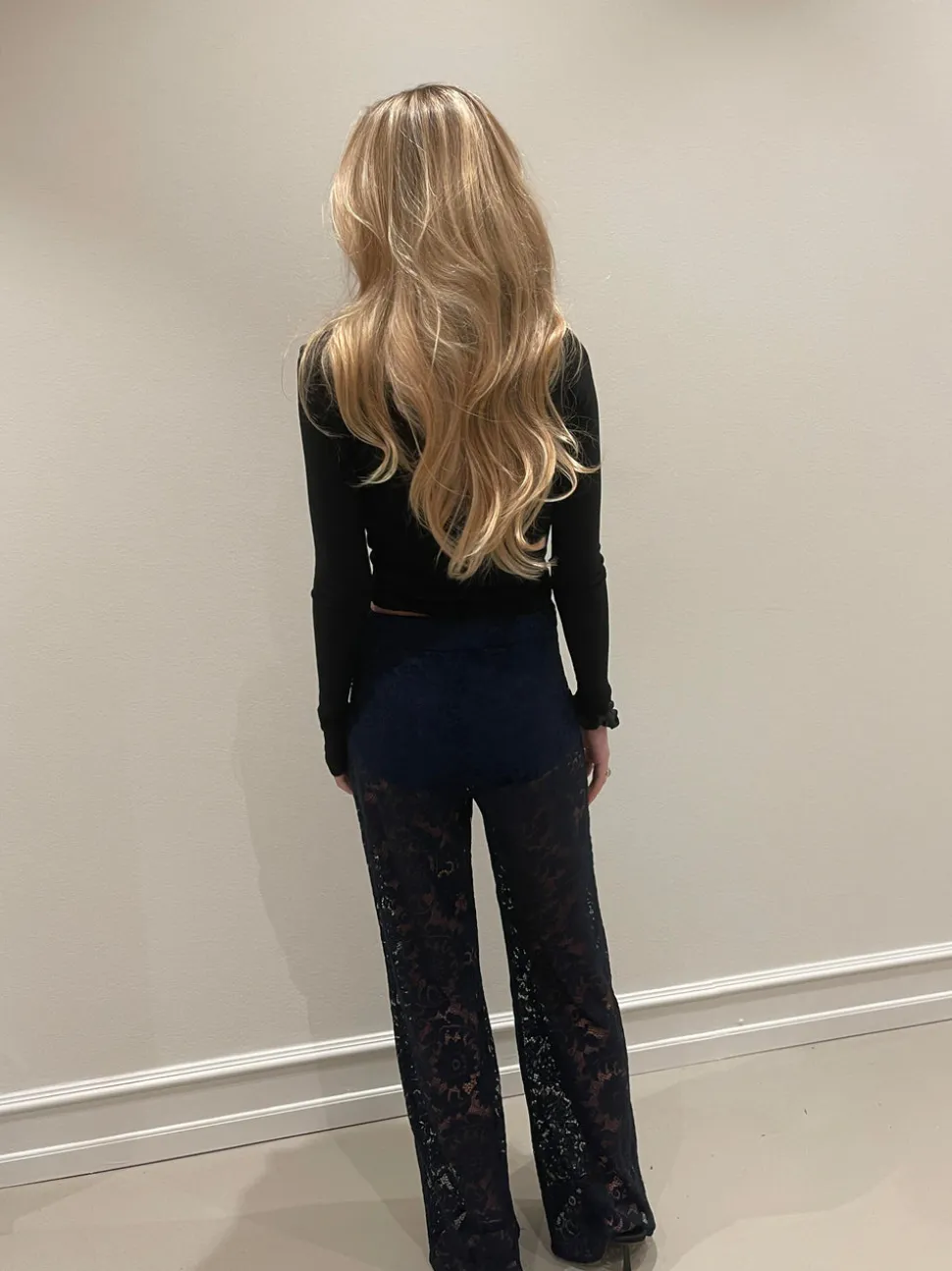 Marla blonde bukser - Navy