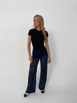 Marla blonde bukser - Navy