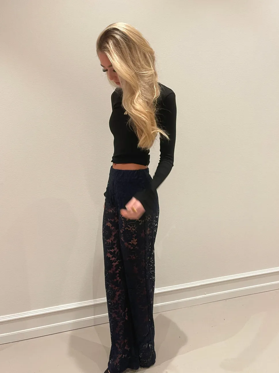 Marla blonde bukser - Navy