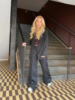 Matilde W - suit bukser sort