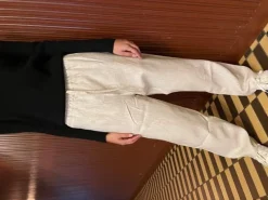 Matilde W hør bukser beige
