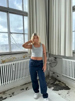 Matilde w hørbukser - Navy
