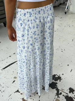Mindy nederdel med blomsterprint