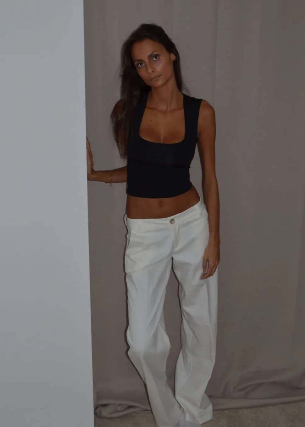 Mone top - Sort