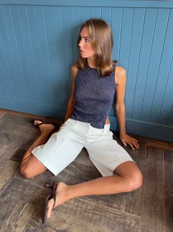 Montania glimmertop - Navy