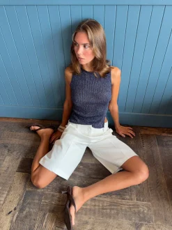 Montania glimmertop - Navy
