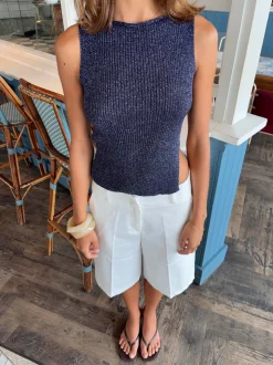 Montania glimmertop - Navy
