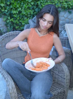 Montania glimmertop - Orange