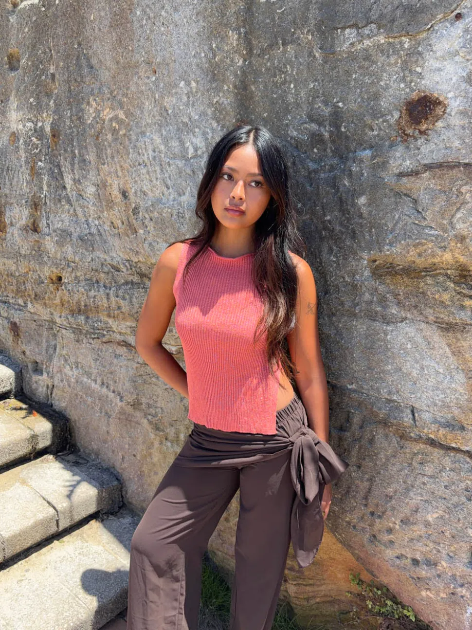 Montania glimmertop - Rosa