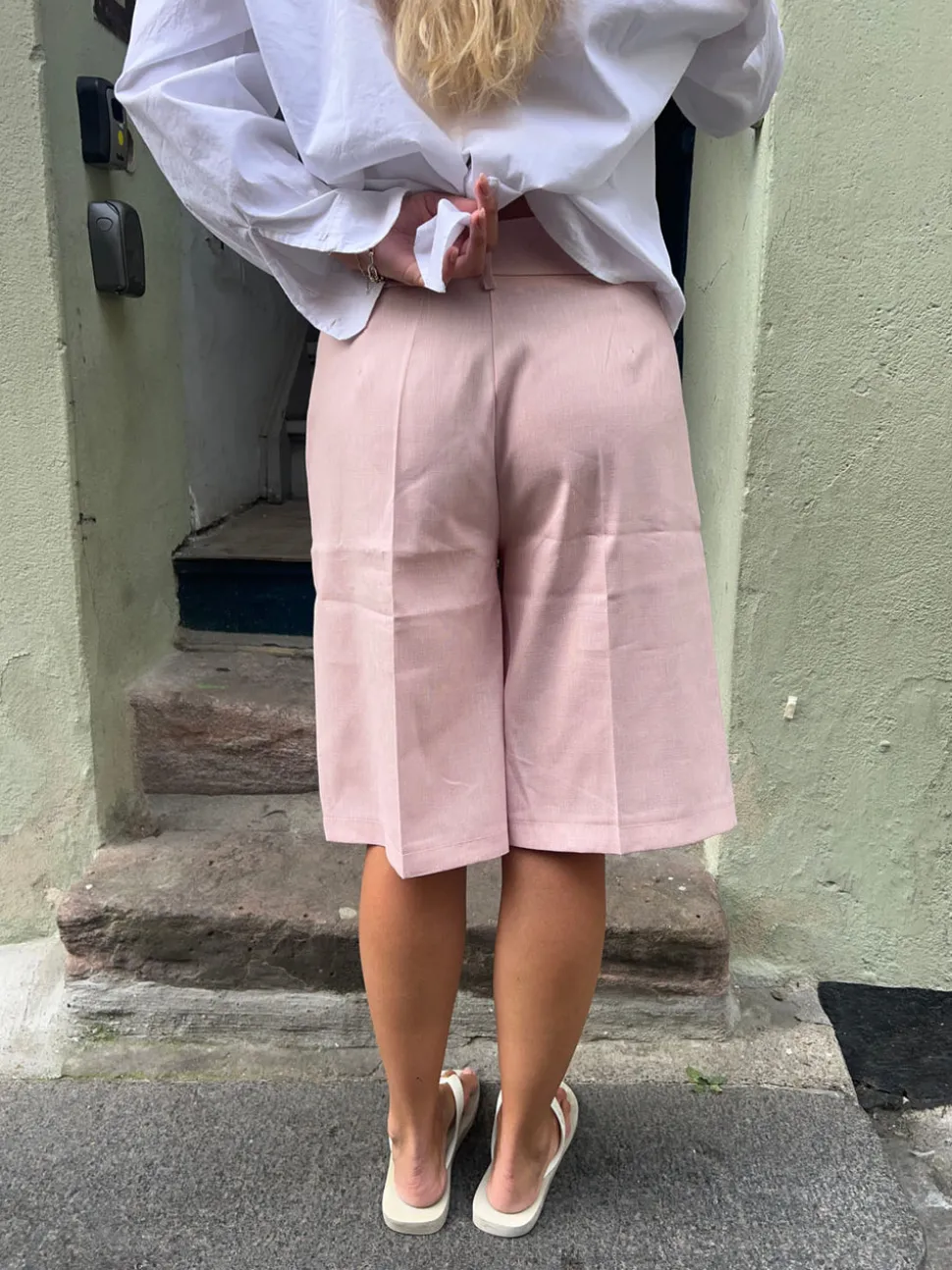 Nayaly bermudashorts - Lyserød