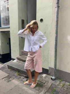 Nayaly bermudashorts - Lyserød