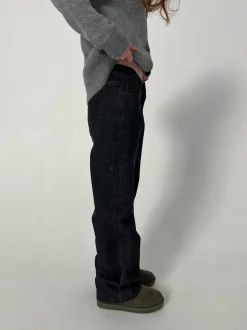 Nuna lavtaljede jeans - Sort