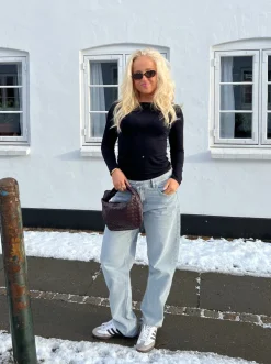 Nyla jeans - Lysegrå