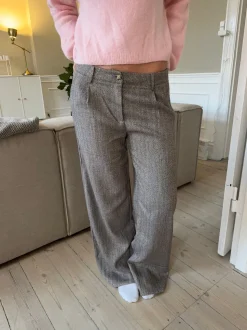 Olia suitbukser med opsmøg - Brun