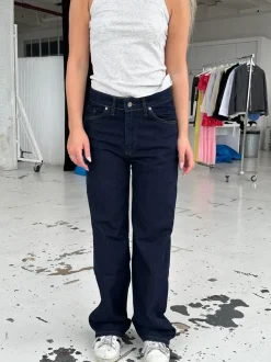 Oversized stjerne jeans - Hvide stjerner