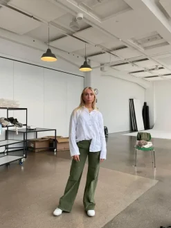 Pandora lærredsbukser - Kaki